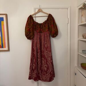 Maya Meyer Vintage Fabric One-of-a-kind Dress